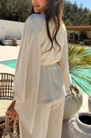 Sheila - Damskie Kimono z miękkiej wiskozy i lnu 'Aitana'