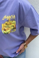 Sheila Select - Damski T-shirt fioletowy 'Algeria Purple'